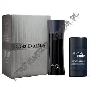 Giorgio Armani Code pour Homme woda toaletowa 75 ml spray + sztyft 75 g