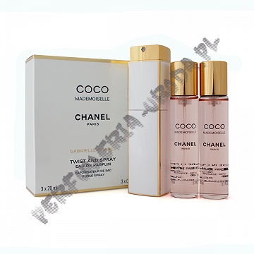 Chanel Coco Mademoiselle woda perfumowana 3 x 20 ml spray