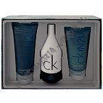 Calvin Klein CK In2U Men woda toaletowa 150 ml spray + żel pod prysznic 200 ml + żel po goleniu 150 ml