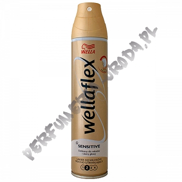 Wella wellaflex Lakier do Włosów Mocno Utrwalający Sensitive 250 ml 