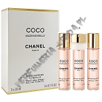 Chanel Coco Mademoiselle woda toaletowa wkład 3 x 20 ml 