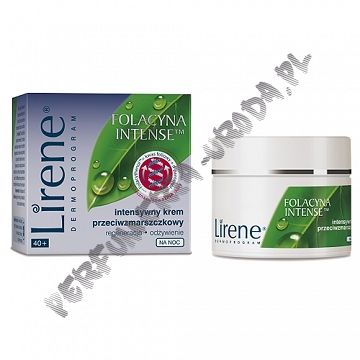 Lirene Folacyna 40+ intensywny krem przeciwzmarszczkowy na noc 50 ml