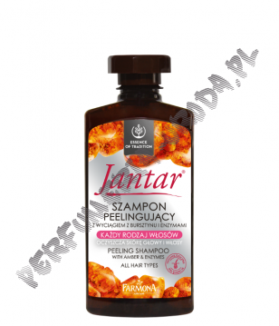 Farmona Jantar szampon peelingujący do każdego rodzaju włosów 330ml