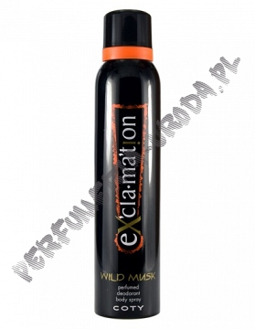 Coty Exclamation dezodorant Wild Musk 150ml spray