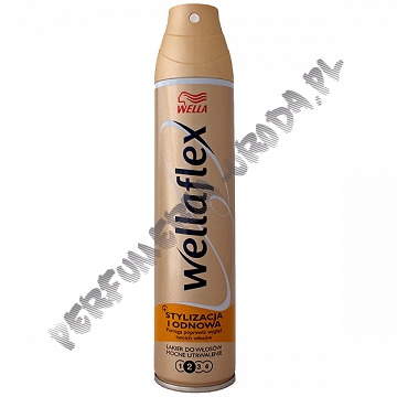 Wella wellaflex Lakier do Włosów Stylizacja i Odnowa Mocno Utrwalający 250 ml 